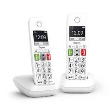 Gigaset Wireless Phone E290 Duo White (L36852-H2901-D202)