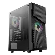 AeroCool Geh Midi Menace RGB/TG Black MicroATX/ATX/MiniITX