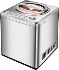 Unold Eismaschine Exklusiv (edelstahl (gebürstet), für 2.000ml Eiscreme, 180 Watt Kompressor)