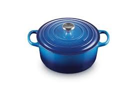 Le Creuset Signature BrÃ¤ter round 18 cm blue