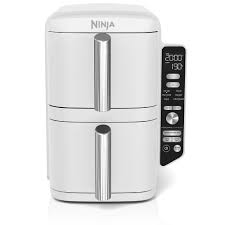 Ninja SL400EUWH fryer Double 9.5 L Stand-alone 2470 W Hot air fryer White
