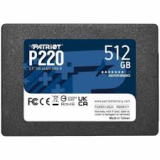 Μονάδα αποθήκευσης Patriot Memory P220 512GB 2,5" Serial ATA III