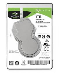 Εσωτερικός σκληρός δίσκος Seagate BarraCuda 1 TB, 5400 στροφές ανά λεπτό, 128 MB μνήμη cache, 2,5" Serial ATA III (ST1000LM048)