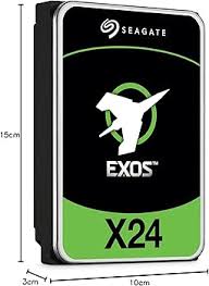 Εσωτερικός σκληρός δίσκος Seagate Exos X24 20 TB 7200 σ.α.λ. 512 MB 3,5" SAS