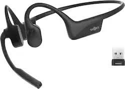 Ασύρματα Ακουστικά SHOKZ OpenComm2 UC 2025 με Τεχνολογία Οστεικής Αγωγής Bluetooth για Βιντεοδιάσκεψη, Θύρα Φόρτισης USB-C και Αντάπτορα USB-A | 16 Ώρες Χρόνος Ομιλίας, Εμβέλεια 29μ Ασύρματης Σύνδεσης, Χρόνος Φόρτισης 1 Ώρα | Περιλαμβάνει Μικρόφωνο Ακύρωσ