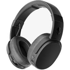 Ασύρματα Ακουστικά Skullcandy Crusher με Ενσύρματη και Ασύρματη Λειτουργία, Επικαθήμενα, Κλήσεις/Μουσική, Bluetooth, Μαύρα