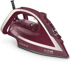 Σίδερο ατμού Tefal Ultimate Pure FV6820 2800 W σε κόκκινο και ασημί χρώμα
