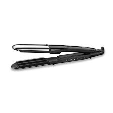 Σίδερο Ισιώματος BaByliss Steam Mist Styler με Ατμό Μαύρο, Ασημί 2,5 μ.