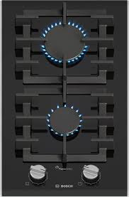 Εντοιχιζόμενη Εστία Bosch Serie 8 PRB3A6I40 μαύρη 30 εκ. με 2 ζώνες αερίου