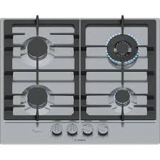 Εντοιχιζόμενη Εστία Bosch Serie 6 PCH6A5I90 από Ανοξείδωτο Ατσάλι, 60 εκ., Υγραερίου με 4 Ζώνες Μαγειρέματος