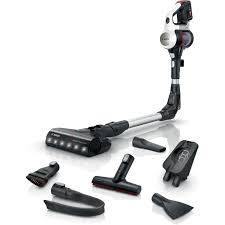 Ασύρματος Σκούπα Ράβδος Bosch BSS711W, Μπαταρίας, Στεγνός Καθαρισμός, Χωρίς Σακούλα, 0,3 Λίτρα, Μαύρο, Ασημί, Λευκό