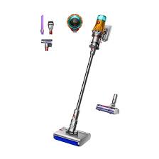 Σκούπα ράβδος Dyson V12 Submarine 3-σε-1 με μπαταρία, ξηρή και υγρή χρήση, φίλτρο HEPA, χωρίς σακούλα, χωρητικότητα 0,35 λίτρα, νικέλιο, κίτρινο