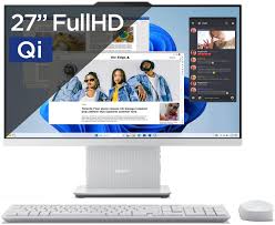 Υπολογιστής Όλα-σε-Ένα Lenovo IdeaCentre AIO 27IRH9 Intel® Core™ i5 i5-13420H 68,6 εκ. (27") FHD Οθόνη Αφής 16 GB DDR5-SDRAM 1TB SSD Windows 11 Home Wi-Fi 6 (802.11ax) Γκρι