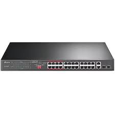 TP-Link Διακόπτης PoE+ Ανημέλητος 24 Θυρών 10/100Mbps με 2 Θύρες Gigabit