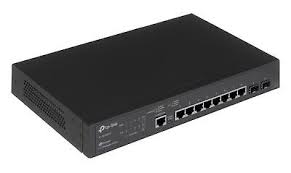 TP-LINK TL-SG3210 Διαχειριζόμενος Διακόπτης L2 Gigabit Ethernet (10/100/1000) με Τροφοδοσία μέσω Ethernet (PoE) σε Μαύρο Χρώμα
