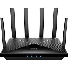 Ασύρματος Δρομολογητής Cudy P5 με Gigabit Ethernet, Διπλής Ζώνης (2,4 GHz / 5 GHz), Ταχύτητα 5G, Μαύρος