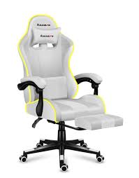 Καρέκλα Gaming HUZARO FORCE 4.7 RGB Λευκή