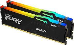 Kingston Technology FURY Beast 32GB 5600MT/s DDR5 CL36 DIMM (Kit of 2) RGB
