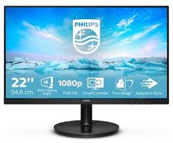 Philips V Line 221V8A/00 LED display 54.6 cm (21.5") 1920 x 1080 pixels Full HD Black