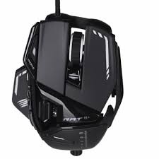 Ποντίκι Mad Catz R.A.T. 8+ για δεξιό χειρισμό με σύνδεση USB Τύπου A και οπτικό αισθητήρα 16000 DPI