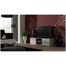 Cama TV stand SOHO 140 sonoma oak/white gloss