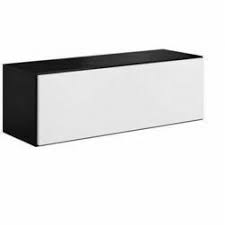 Cama full storage cabinet ROCO RO1 112/37/39 white/black/white