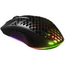SteelSeries Aerox 3 Wireless - 18000 CPI optical gaming mouse - REFURBISHED (Onyx)