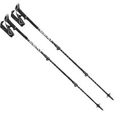 LEKI MAKALU LITE Trekking Poles, Adjustable 100-135 cm, Green/White