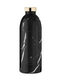 24Bottles Clima Bottle Marble Black 850 ml