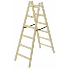 Hailo H40 StandardLine 2x6 Wooden Double-Rung Ladder