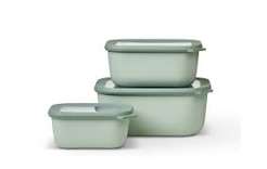 Mepal Cirqula Multibowl Set 3-Piece, Nordic Sage