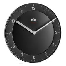 Braun BC 17 B-DCF radio wall clock black