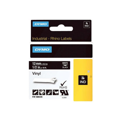 Dymo Schriftband Vinyl White Black (1805435)