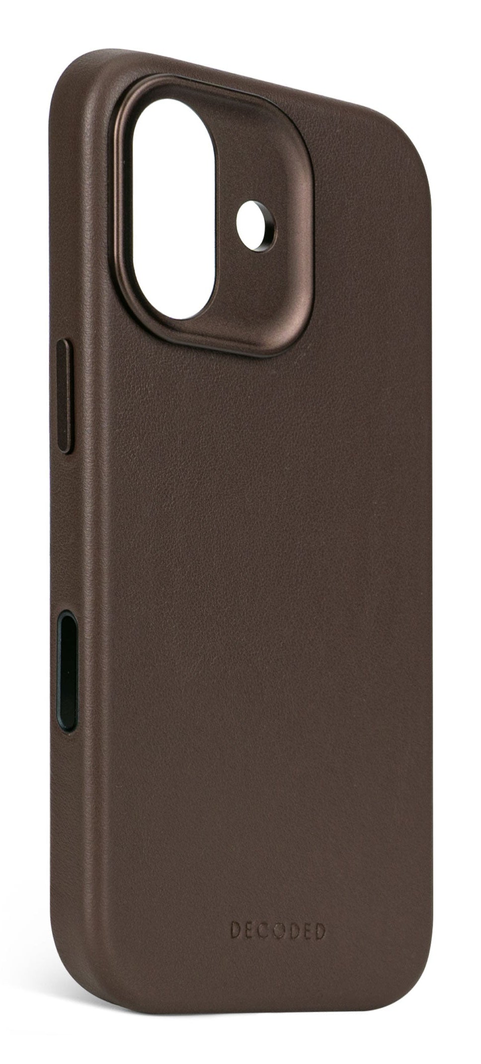 Decoded Leather Backcover for iPhone 17 in Chocolate Brown