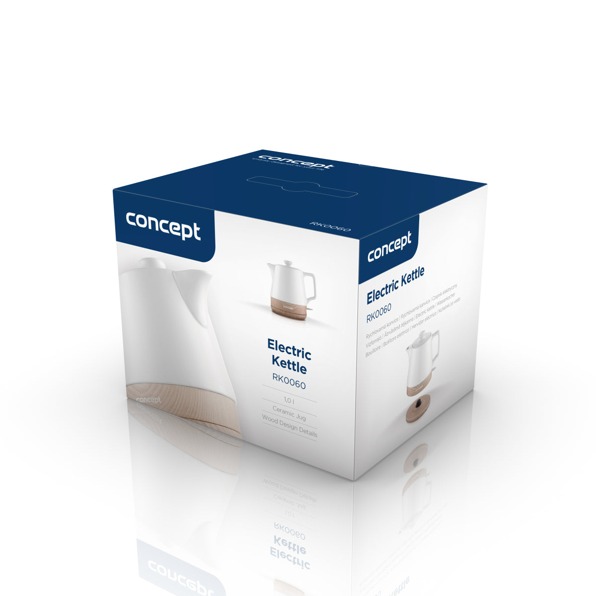 Ceramic electric kettle 1 L Concept RK 0060