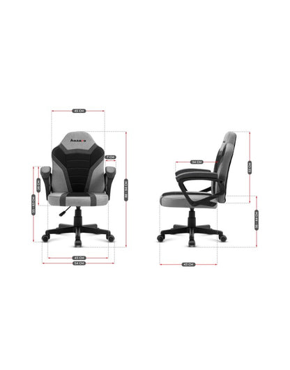 Gaming chair for children Huzaro HZ-Ranger 1.0 Gray Mesh, gray and black
