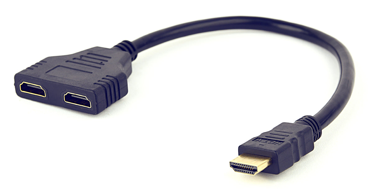 Καλώδιο HDMI Gembird DSP-2PH4-04 τύπου HDMI A (Κανονικό) 2 x τύπου HDMI A (Κανονικό) Μαύρο