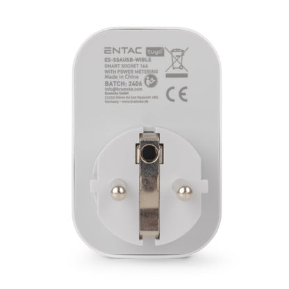 Entac WiFi Single Socket Adapter with 2x USB-A and 1x USB-C