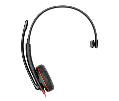 Poly Blackwire 3210 Mono USB-C Headset with USB-C/A Adapter — Bulk