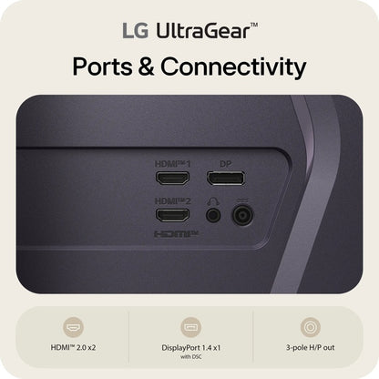 LG 32 Inch UltraGear™ G6, QHD 200Hz Gaming Monitor