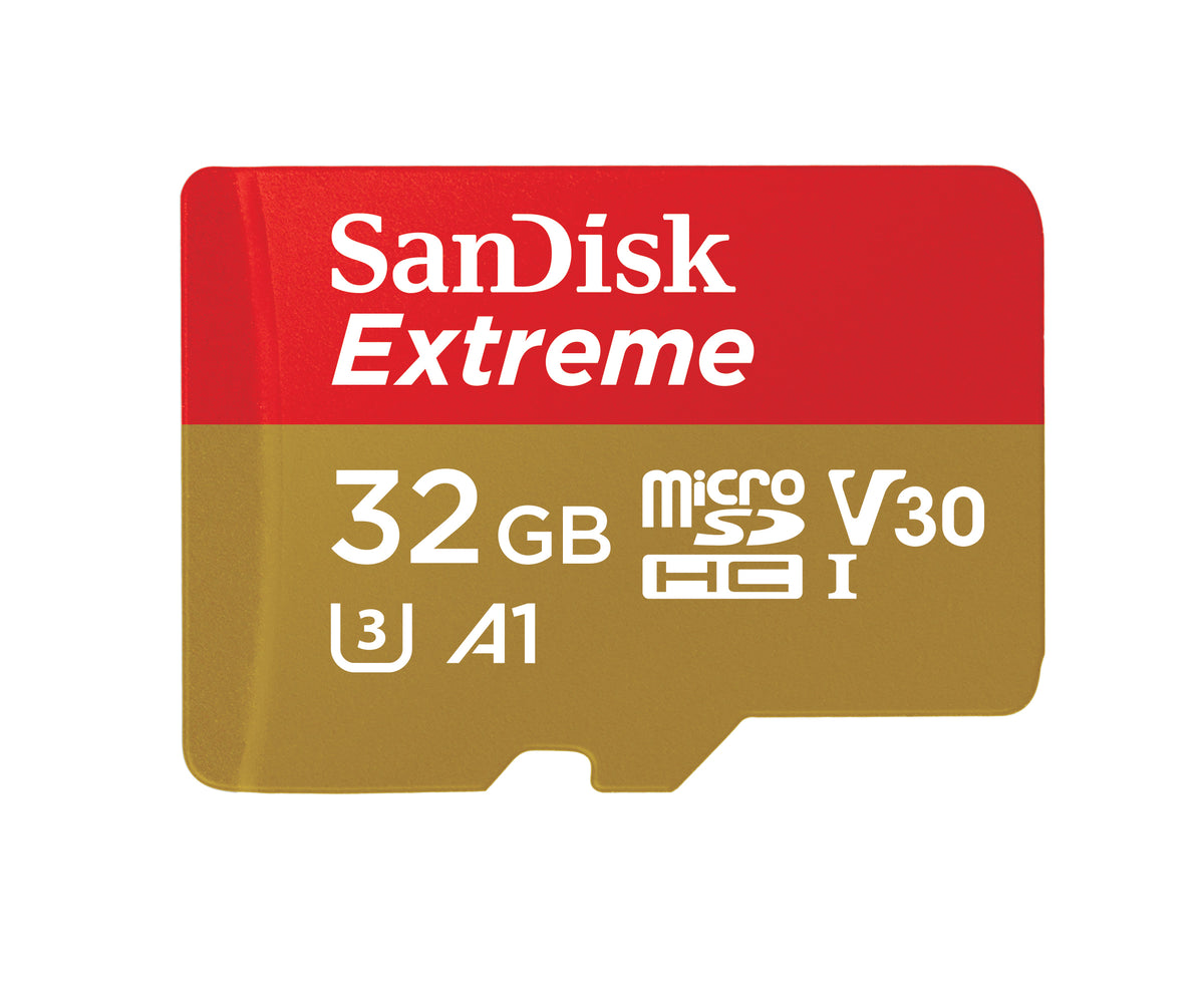 SD MicroSD Card  32GB SanDisk Extreme SDHC inkl. Adapter