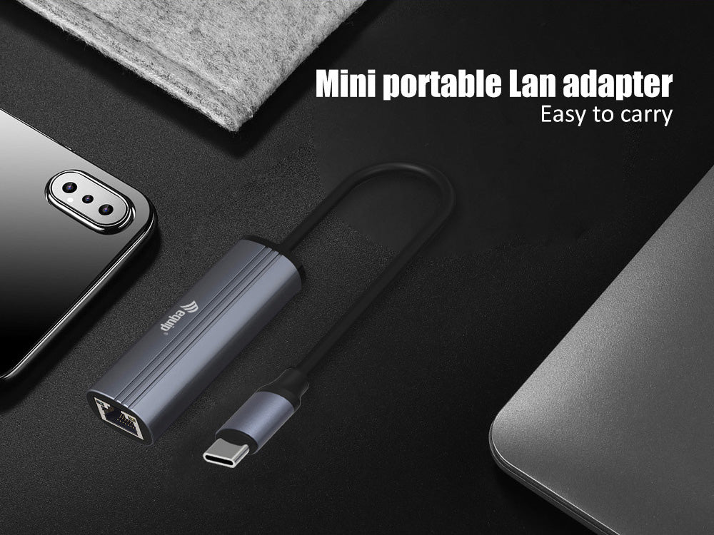 Equip Dock  1-1 USB-C->GbE,100W USB-C                  0.15m
