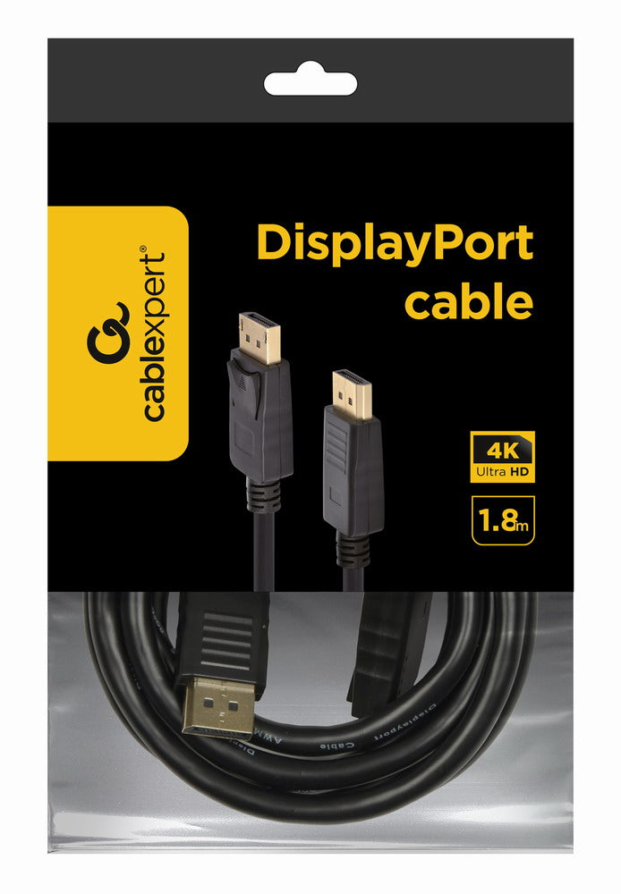 Gembird CC-DP2-6 DisplayPort cable 1.8 m Black