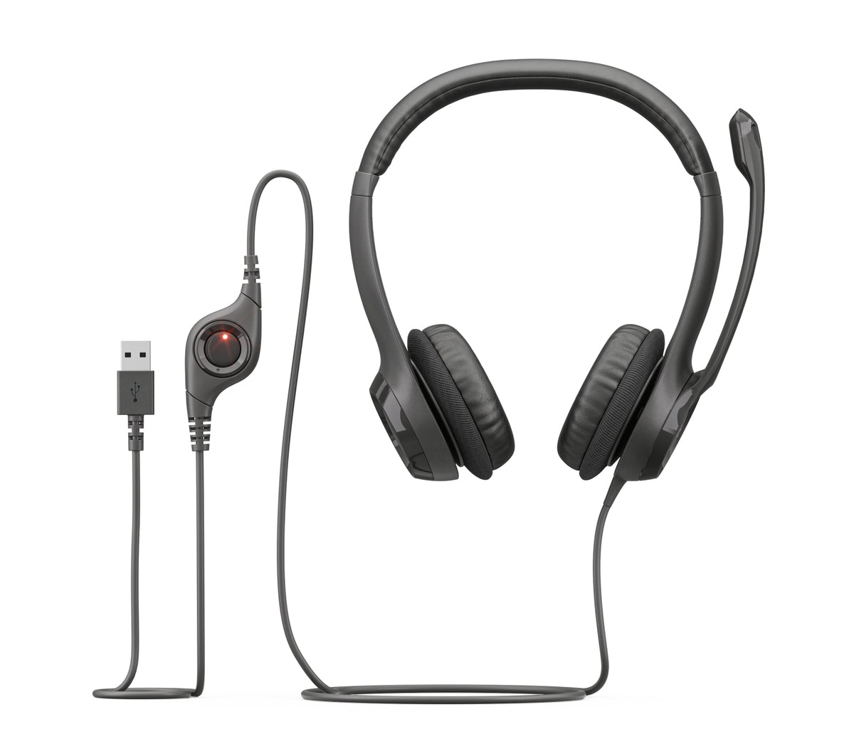 Logitech Headset H390 USB black