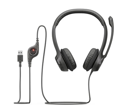 Logitech Headset H390 USB black