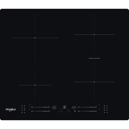Whirlpool WB S2560 NE Black Built-in 59 cm Zone induction hob 4 zone(s)