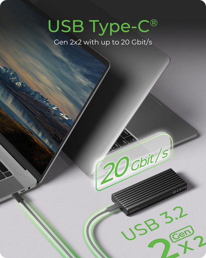 ICY BOX IB-1917M-C32a NVMe M.2 SSD zu Type-C