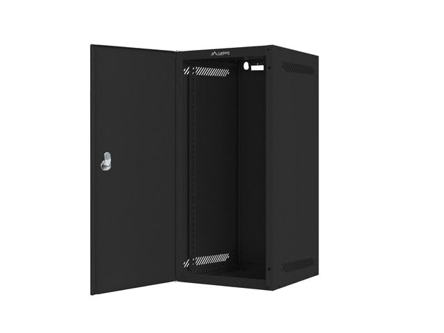 LANBERG 10" Wall-Mounted Rack Cabinet 12U (280x310, Black)