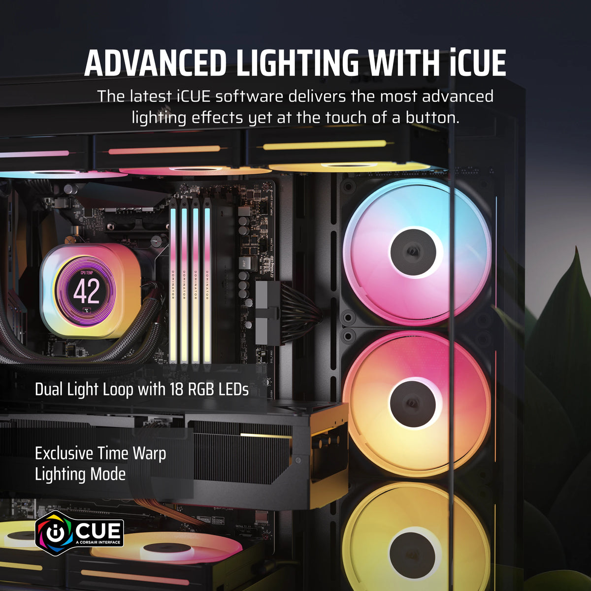 CORSAIR 120×120×25 LX120-R RGB iCUE Link Single Fan
