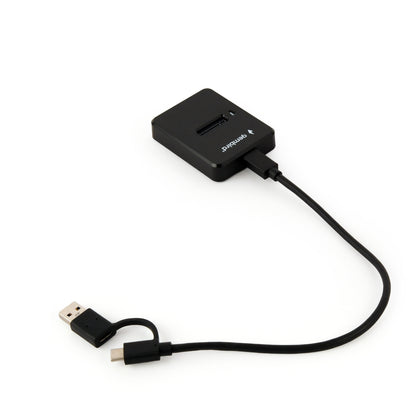 gembird Desktop-USB-Typ-C-M.2-SATA- Dockingstation, schw.